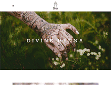 Tablet Screenshot of divinehenna.com.au